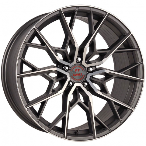 Advance Wheels FF330 Concave glossy gunmetal polish