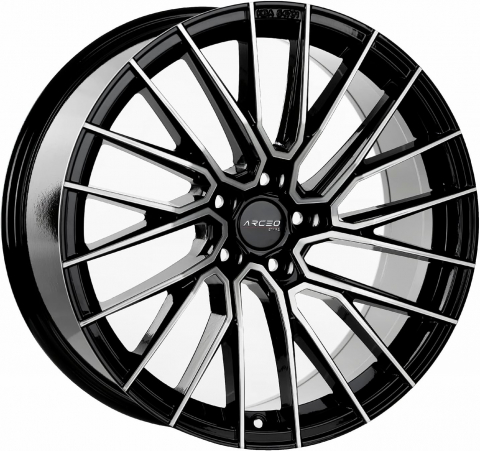Arceo Wheels ASW02 Black Diamond