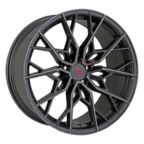 Elegance Wheels FF330 Deep Concave Glossy Gunmetal polish