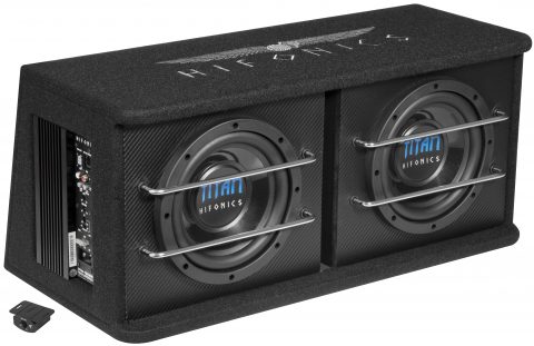 HiFonics Titan 2 x 20cm Dual Bandpass Aktiv TDA-200R