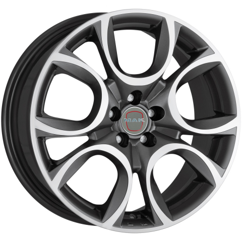 MAK Wheels Torino gunmetalic polish