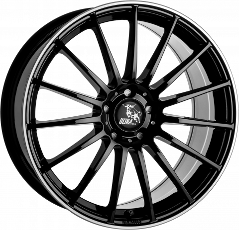 Ultra Wheels UA4 Speed Black rim polished